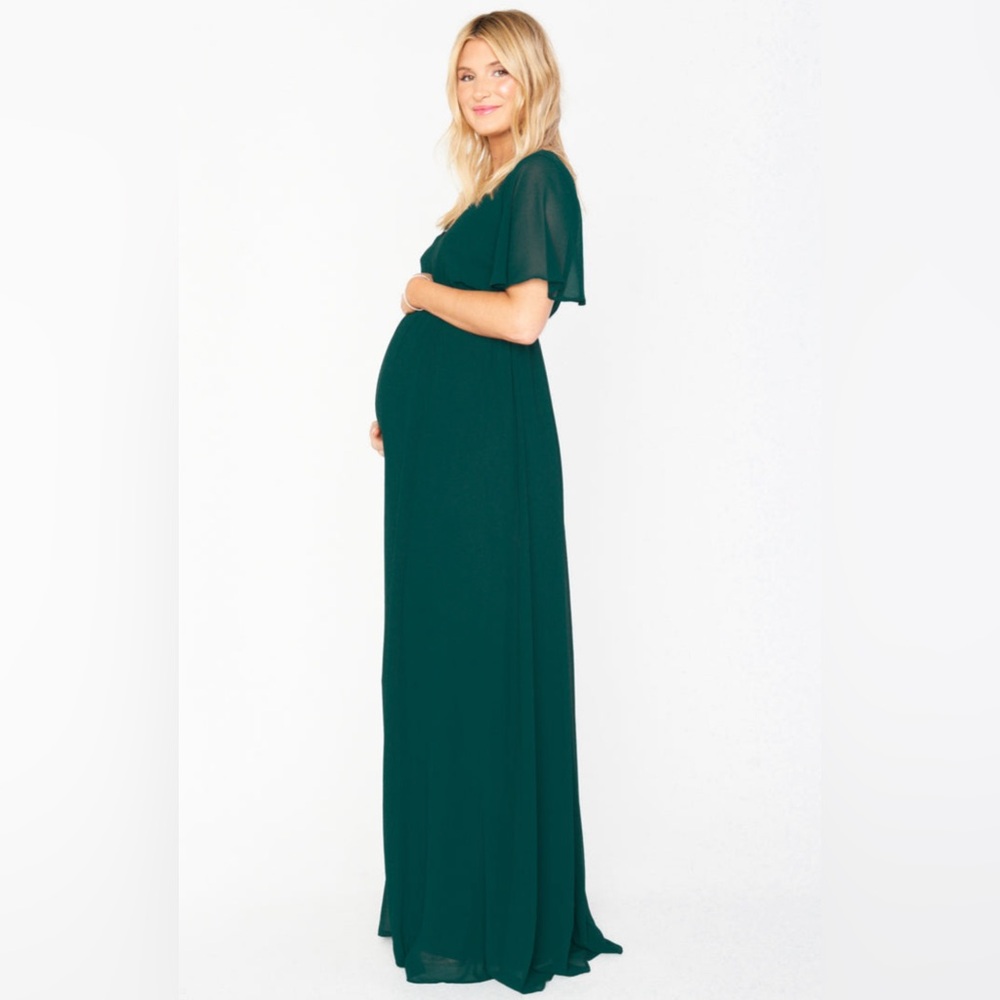NWT-Show me your MuMu Emily Empire maxi dress - Picture 9 of 12